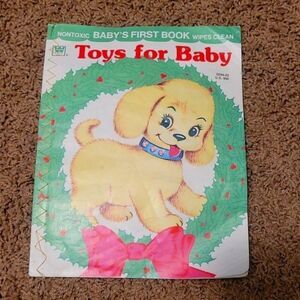Vintage nontoxic Baby's First Book Toys For Baby 1966 Golden Book  kids …